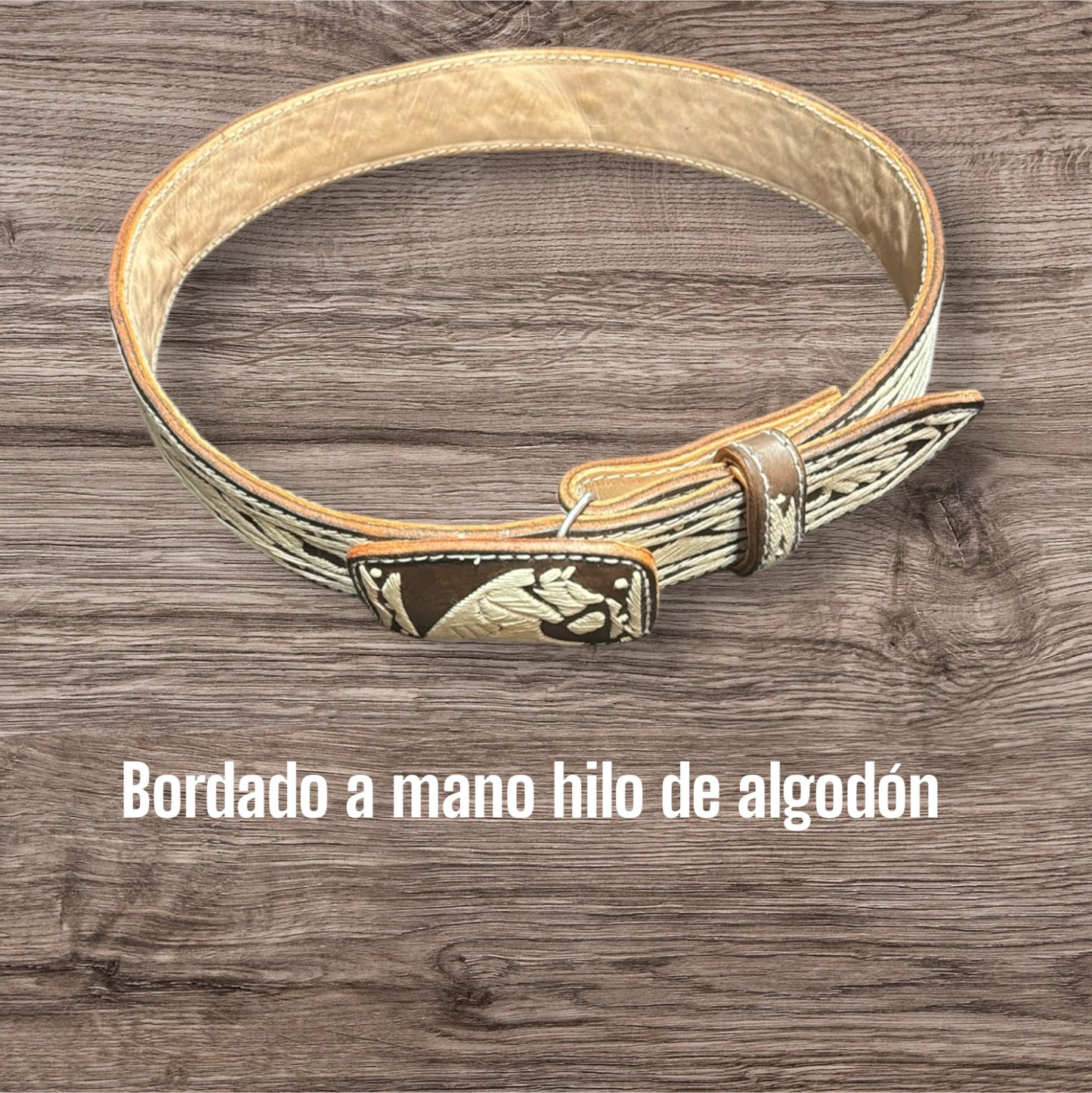 Cinto bordado caballo