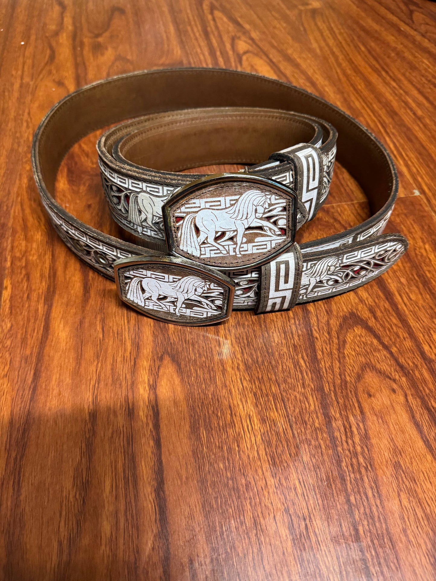 Cinturón corte láser caballo